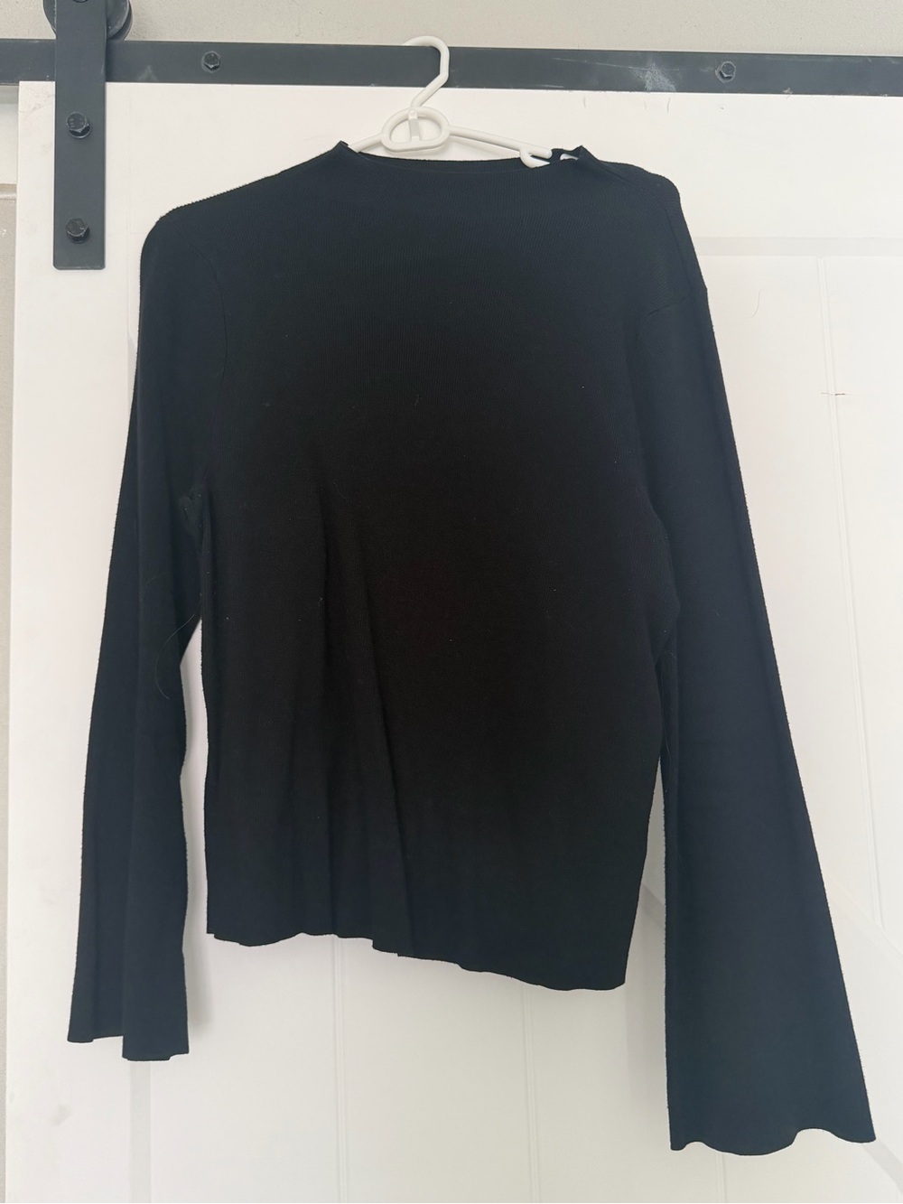 Maeve Black Bell Sleeve Sweater 1X